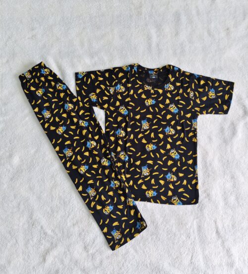Kids Pants & T shirt Black Banana