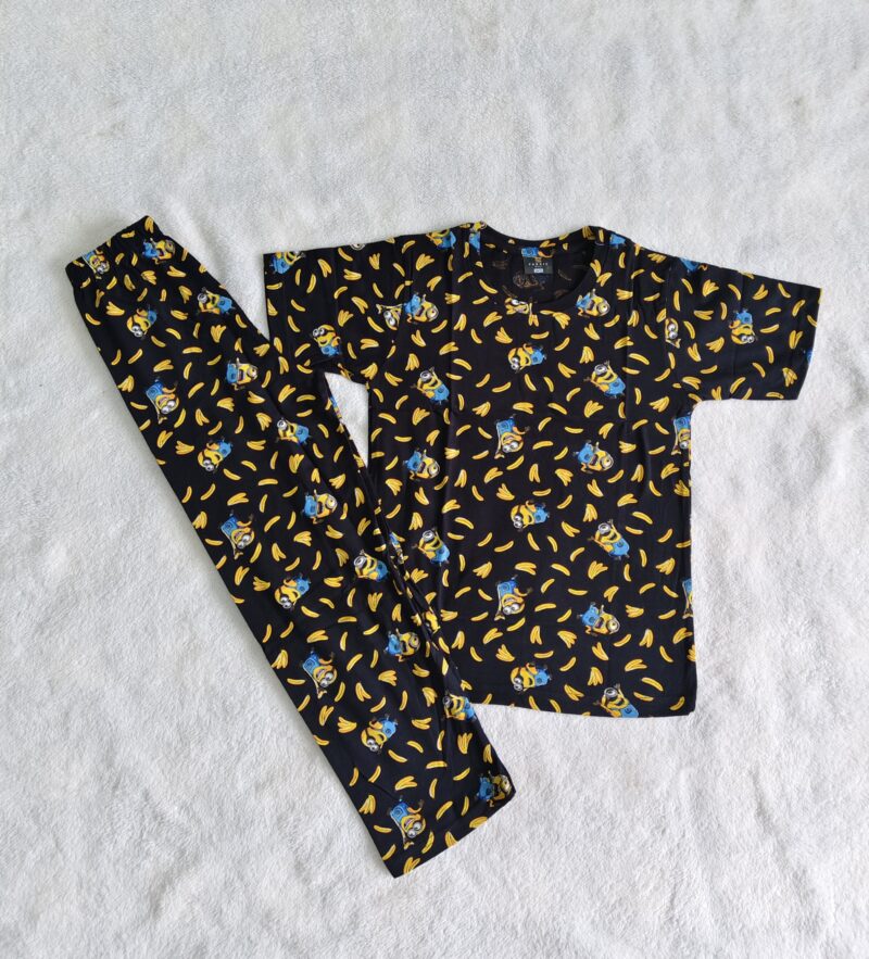 Kids Pants & T shirt Black Banana