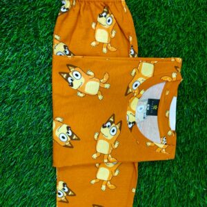 Kids Pants & T shirt orange fox