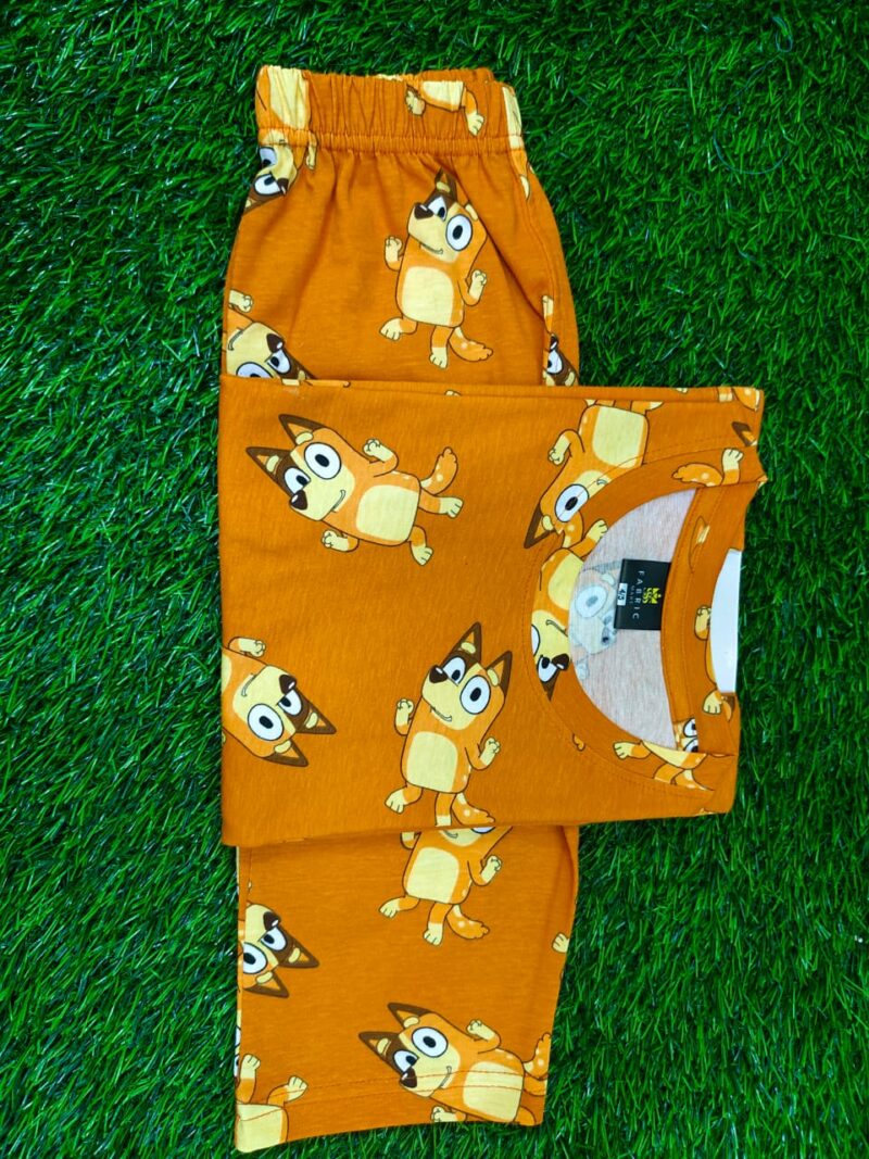 Kids Pants & T shirt orange fox