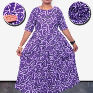 Maternity Cotton Kurti Blue Pattern