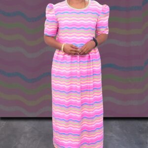 Non Feeding Maxi Dress Pink swirl