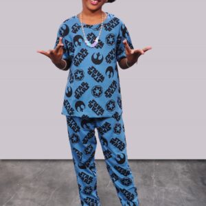 Kids Pants & T shirt Blue star wars