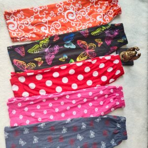 5 pcs Combo Pack Kids Pants For Girls