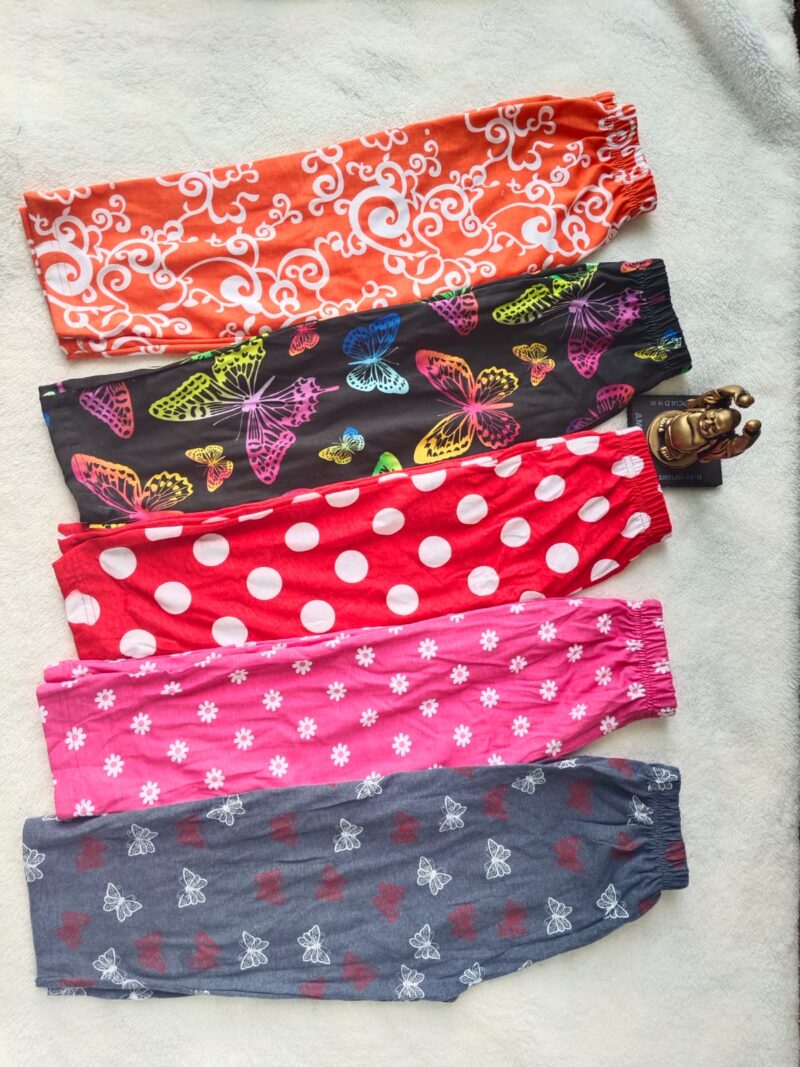 5 pcs Combo Pack Kids Pants For Girls