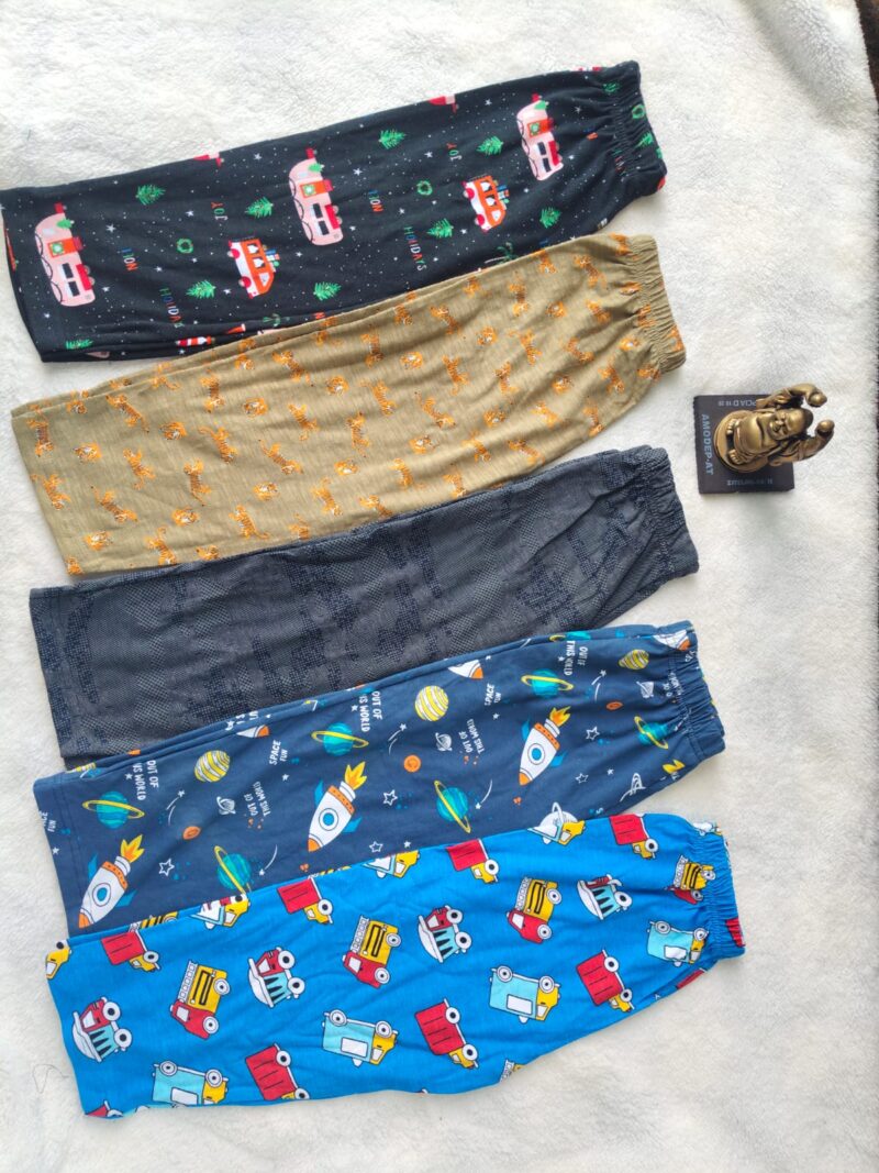 5 pcs Combo Pack Kids  Pants For Boys