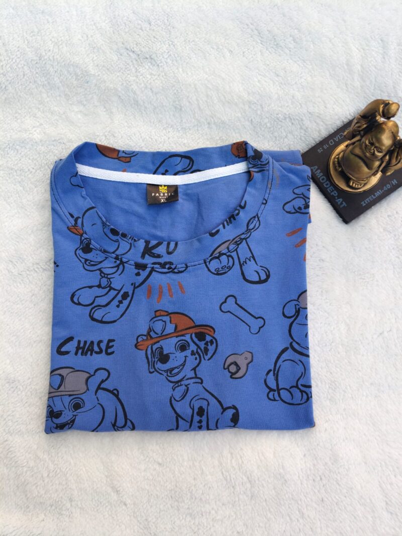 Womens T shirt Blue Cartoons