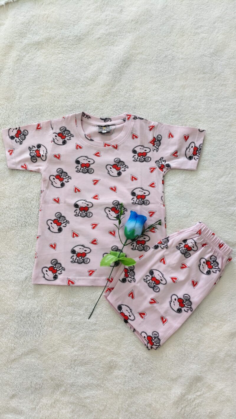 kids short set Light Pink Dolls