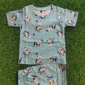 kids short set Blue Dogs