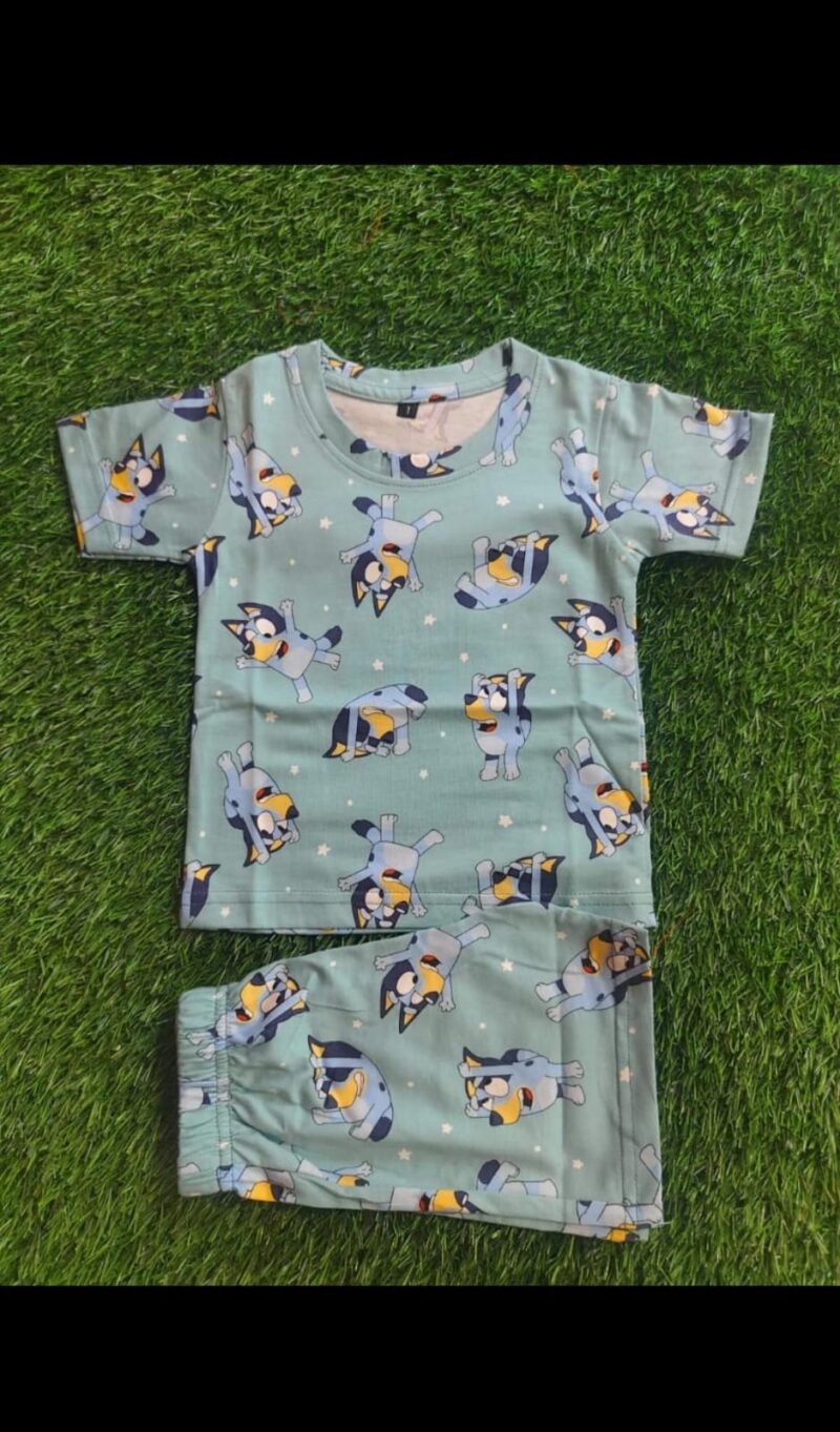 kids short set Blue Dogs