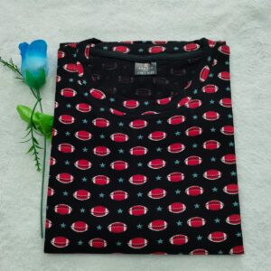 Womens T shirt Black Ball