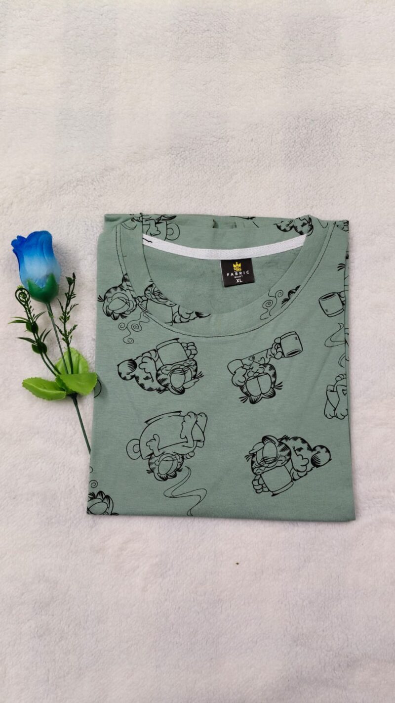 Womens T shirt Gray Cat