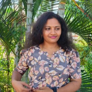 Feeding kurti Gray leaf pattern