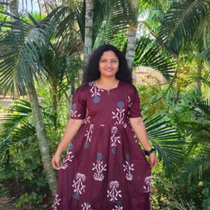 Feeding kurti Brown