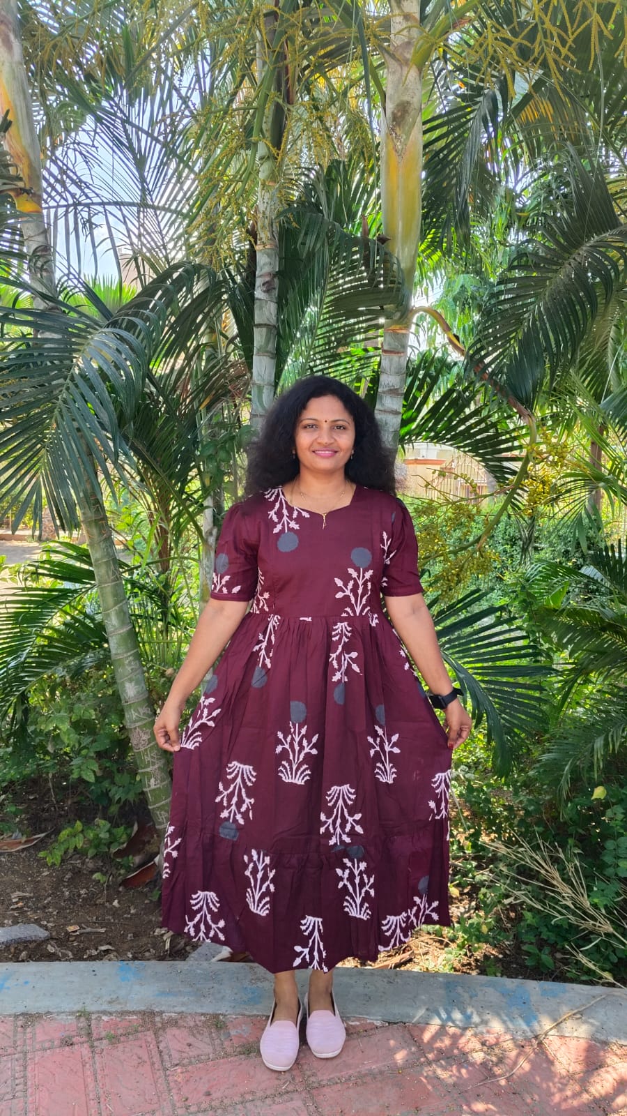 Feeding kurti Brown