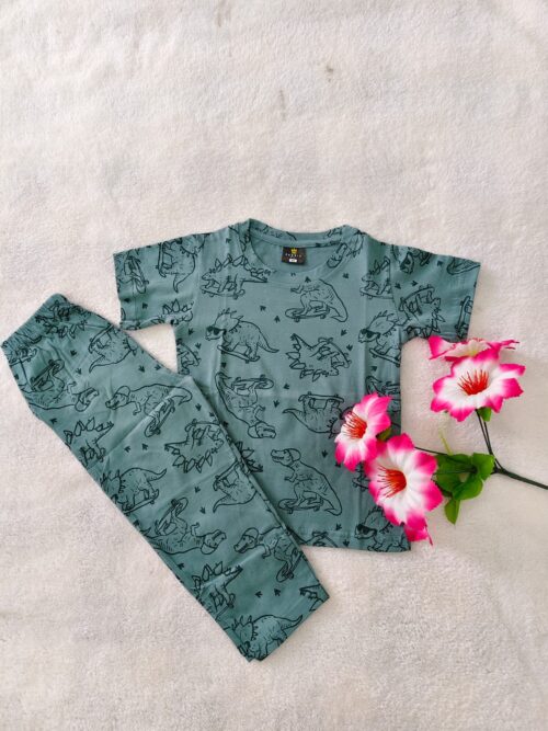 Dino olive PJ SET