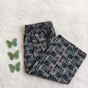 Woman's 3/4th pyjama Flowers