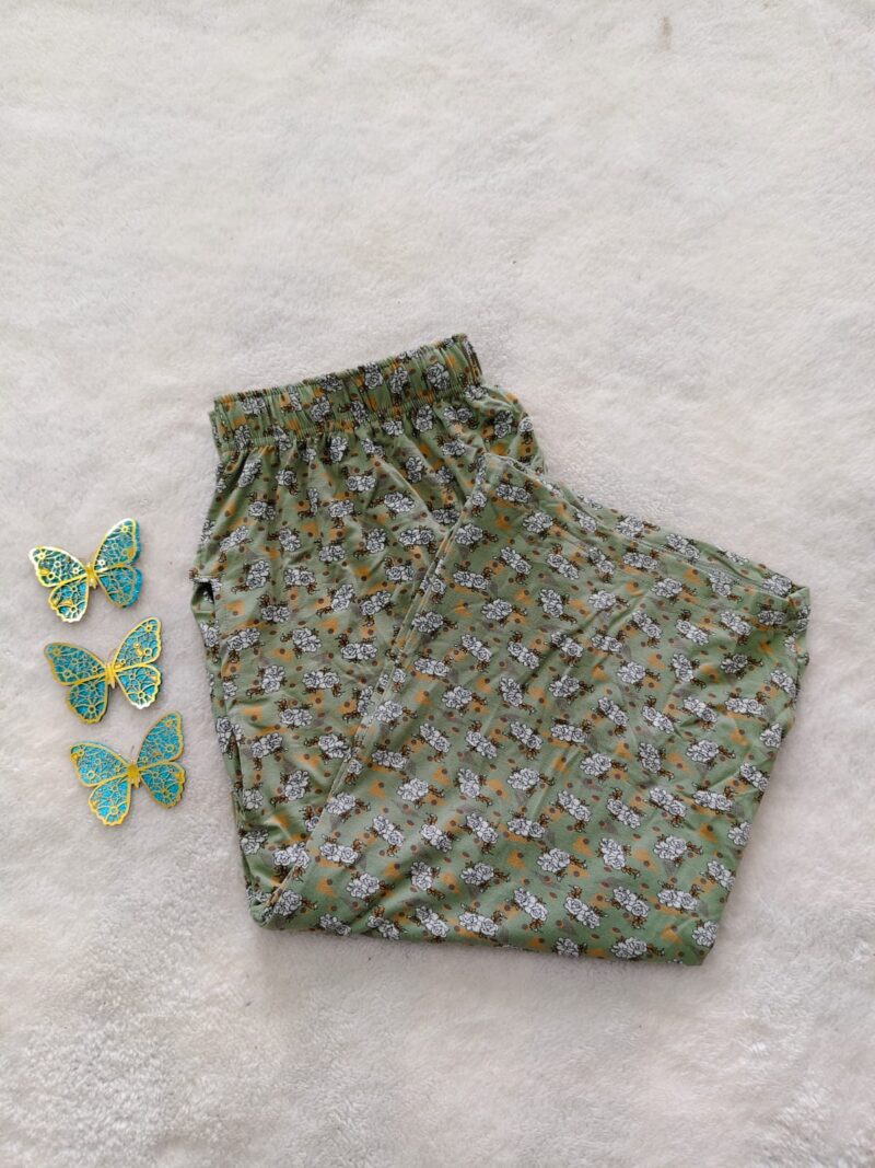 Beige Green shorts