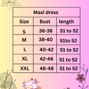 Zig zag Maxi dress