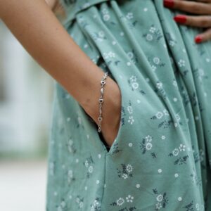 Feeding wear Light Green with small flowers