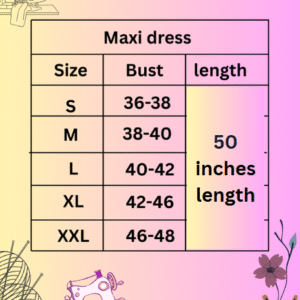 Feeding maxi black color & small flowers