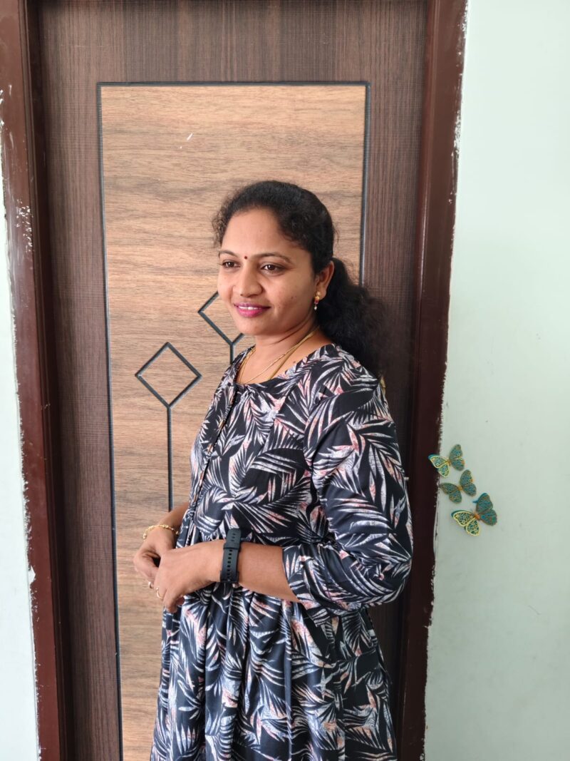 Feeding Kurtis black color with grey leaves