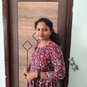 Feeding Kurtis maroon color with small flowers