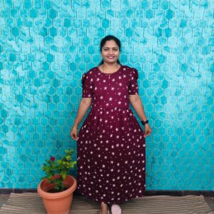 Feeding wear maroon color big stars
