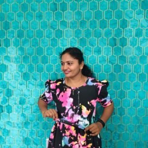 Feeding wear Black with multi color flowers