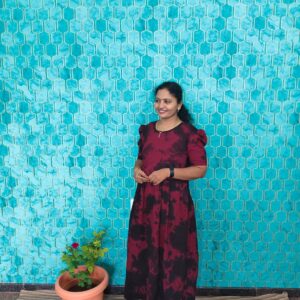 Feeding wear Maroon with black Die & Tie