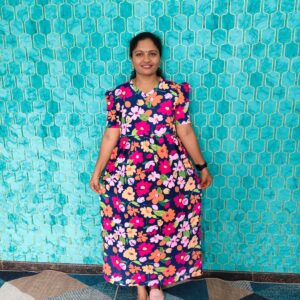 Non - Feeding wear multi color flowers