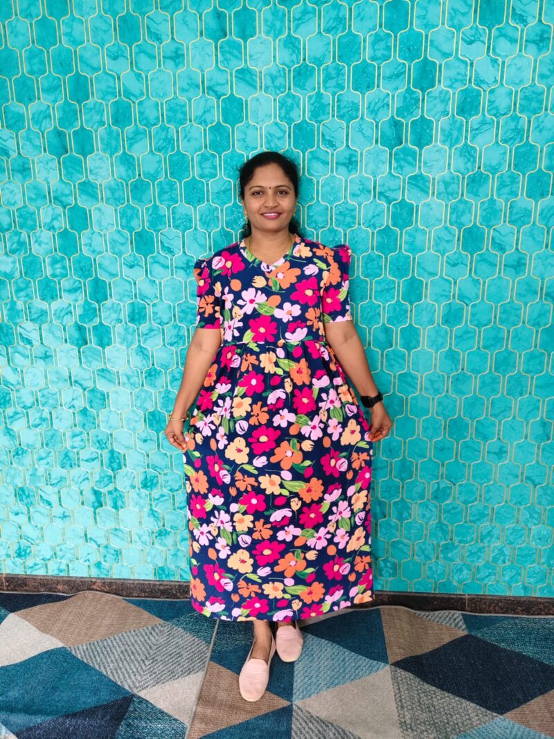 Non - Feeding wear multi color flowers