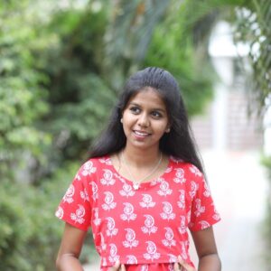 red flower feeding maxi