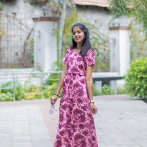 meroon flower feeding maxi