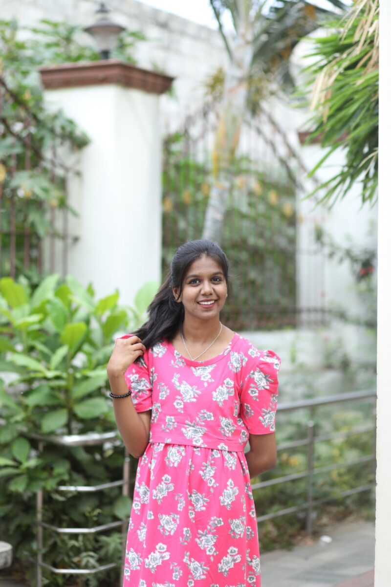 Baby pink Rose maxi