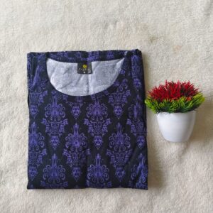 Feeding maxi Black violet design (non-puff)